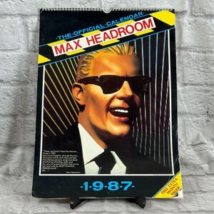 1987 Max Headroom Calendar Same Dates As 2026 2037 Catch The Wave Art Of Noise